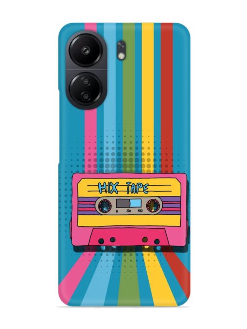 Mix Tape Vactor Snap Case for Poco C65 Zapvi