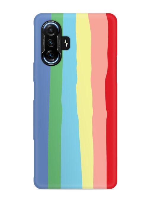 Rainbow Premium Shade Snap Case for Poco F3 Gt (5G) Zapvi