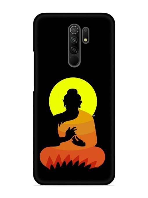 Buddha Art Black Snap Case for Poco M2 Reloaded Zapvi