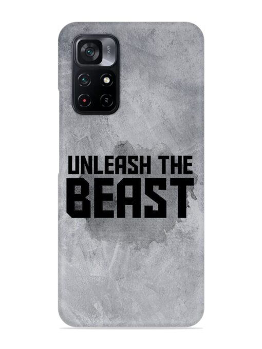 Unleash The Beast Snap Case for Poco M4 Pro (5G) Zapvi