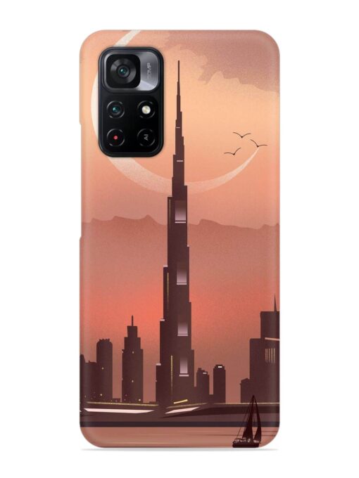 Landmark Burj Khalifa Snap Case for Poco M4 Pro (5G) Zapvi