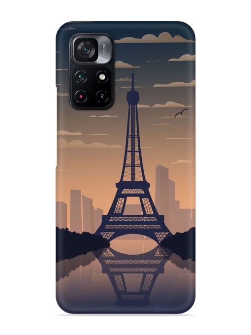 France Paris Eiffel Tower Gradient Snap Case for Poco M4 Pro (5G) Zapvi