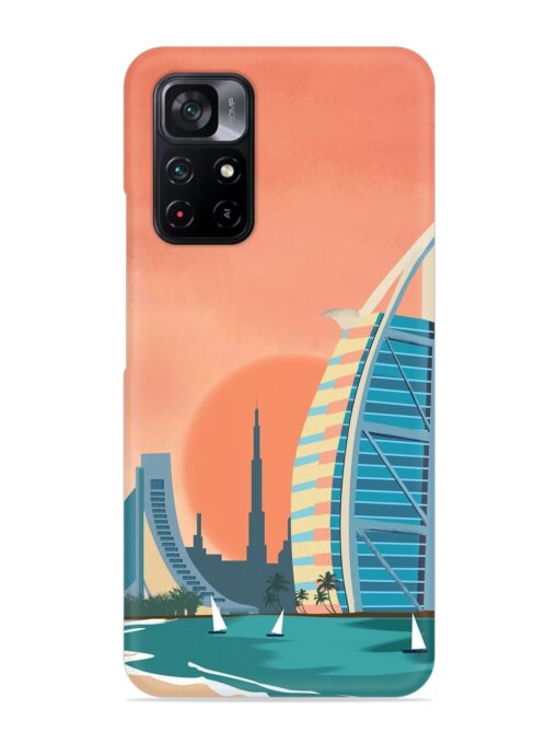 Dubai Architectural Scenery Snap Case for Poco M4 Pro (5G) Zapvi