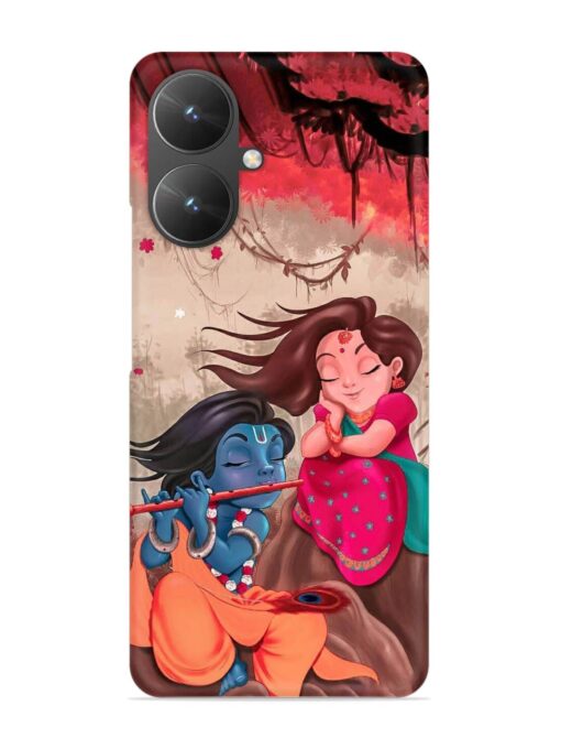 Radhe Krishna Water Art Snap Case for Poco M6 (5G) Zapvi