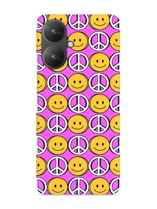 Smiley Face Peace Snap Case for Poco M6 (5G) Zapvi