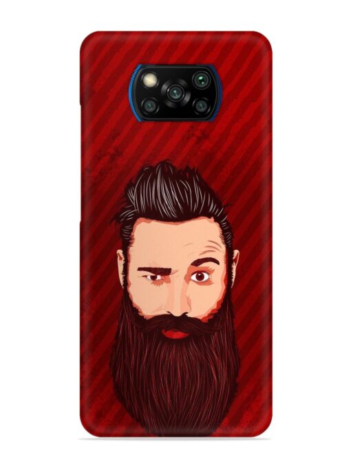 Beardo Man Snap Case for Poco X3 Pro Zapvi
