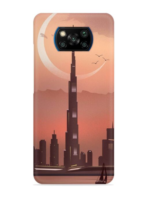 Landmark Burj Khalifa Snap Case for Poco X3 Pro Zapvi