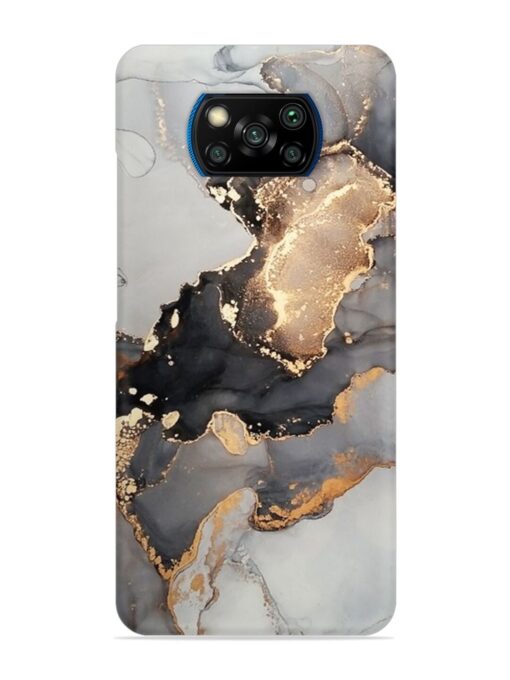 Luxury Abstract Fluid Snap Case for Poco X3 Pro Zapvi