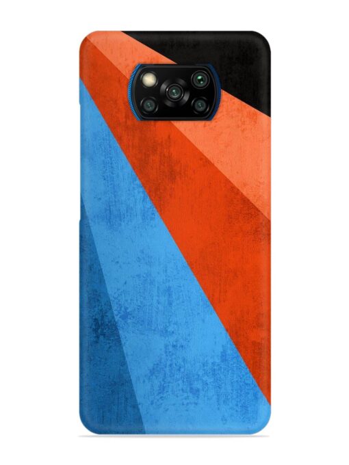 Modern Matte Abstract Snap Case for Poco X3 Pro Zapvi