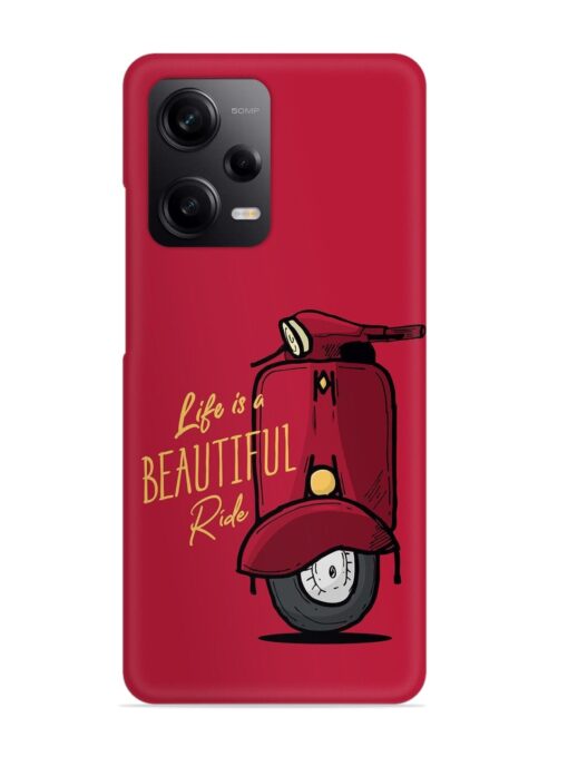 Life Is Beautiful Rides Snap Case for Poco X5 (5G) Zapvi