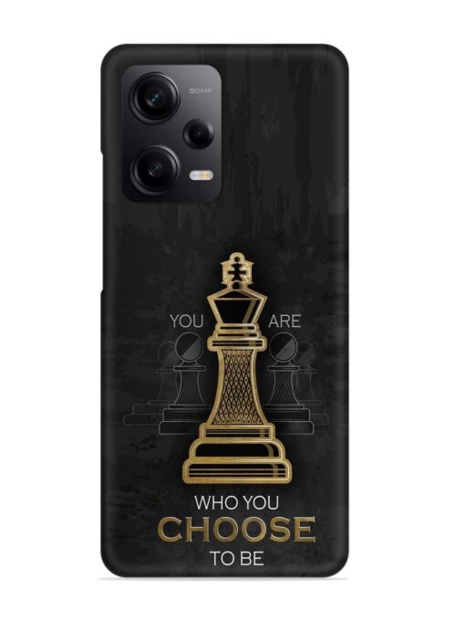 You Are Who Choose To Be Snap Case for Poco X5 (5G) Zapvi