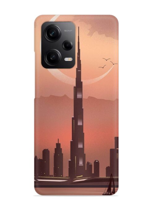 Landmark Burj Khalifa Snap Case for Poco X5 (5G) Zapvi