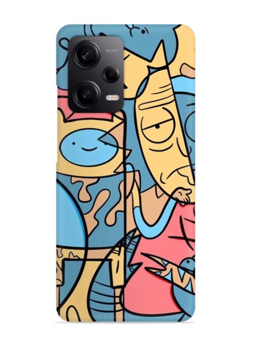 Silly Face Doodle Snap Case for Poco X5 (5G) Zapvi