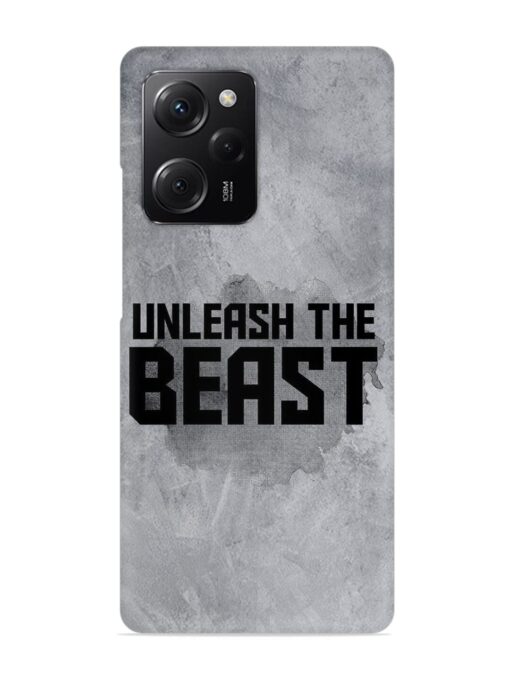 Unleash The Beast Snap Case for Poco X5 Pro (5G) Zapvi