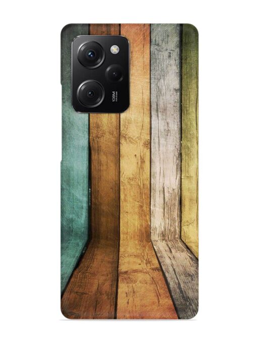Wooden Realistic Art Snap Case for Poco X5 Pro (5G) Zapvi