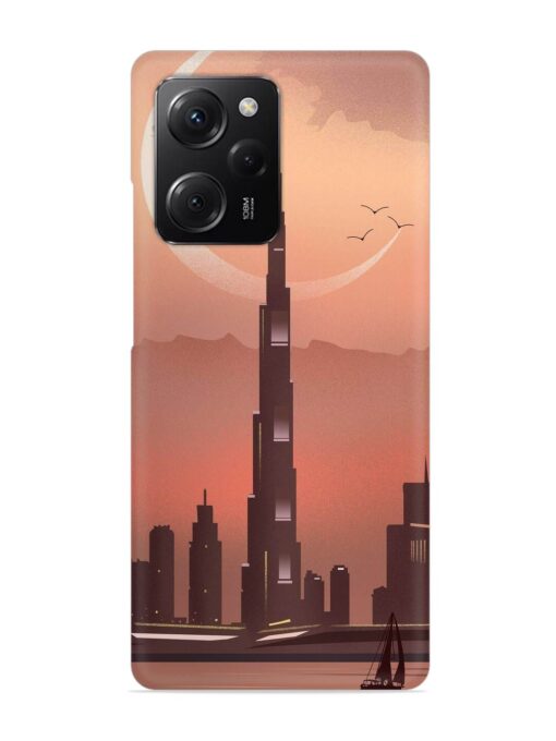 Landmark Burj Khalifa Snap Case for Poco X5 Pro (5G) Zapvi