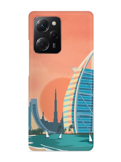 Dubai Architectural Scenery Snap Case for Poco X5 Pro (5G) Zapvi