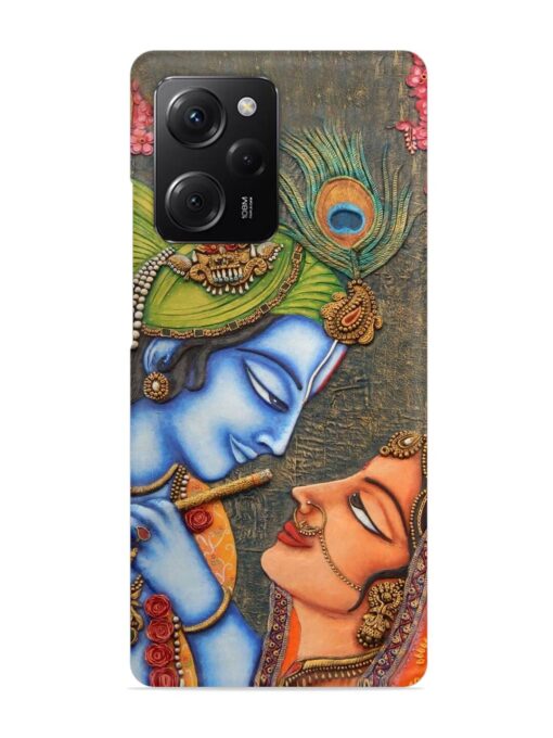 Lord Radha Krishna Flute Art Snap Case for Poco X5 Pro (5G) Zapvi
