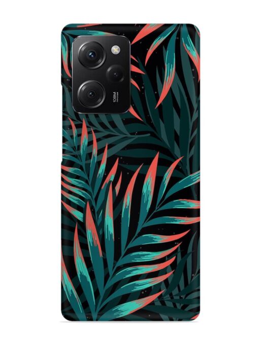 Green Leaf Art Snap Case for Poco X5 Pro (5G) Zapvi