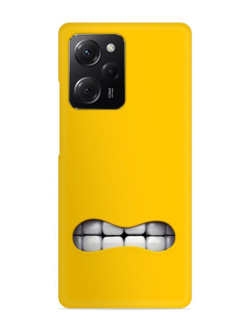 Mouth Character On Snap Case for Poco X5 Pro (5G) Zapvi