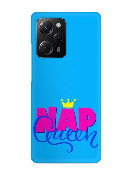 Nap Queen Quote Snap Case for Poco X5 Pro (5G) Zapvi