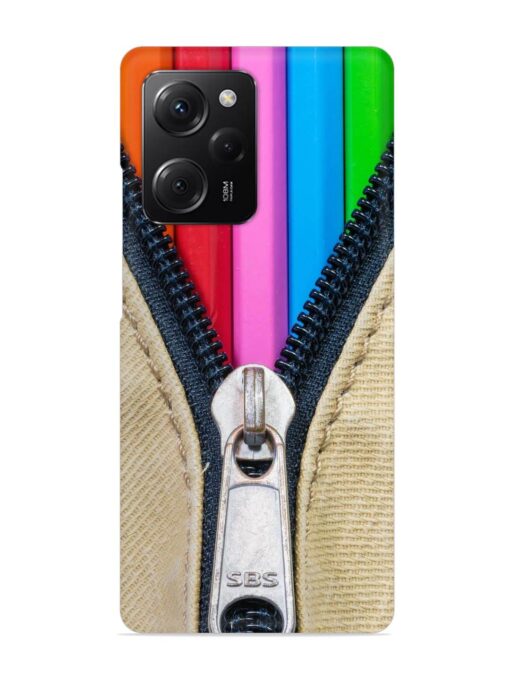Zip In Color Snap Case for Poco X5 Pro (5G) Zapvi