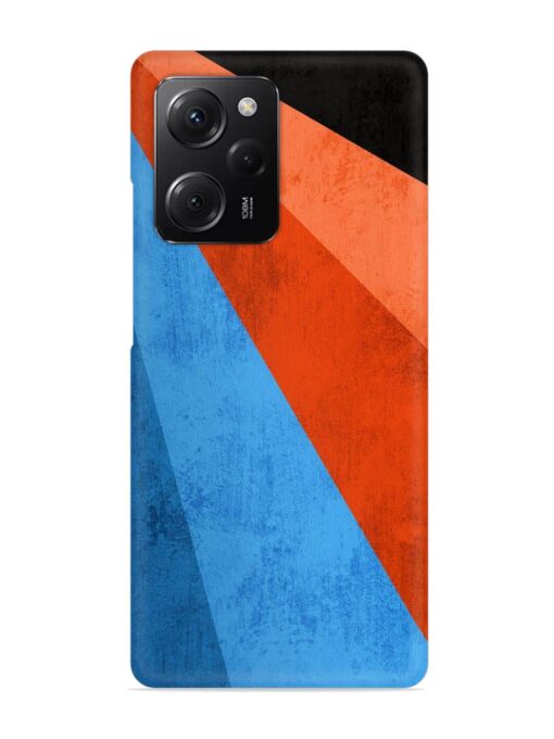 Modern Matte Abstract Snap Case for Poco X5 Pro (5G) Zapvi