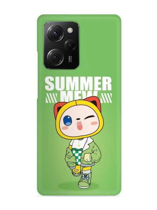 Summer Mew Snap Case for Poco X5 Pro (5G) Zapvi
