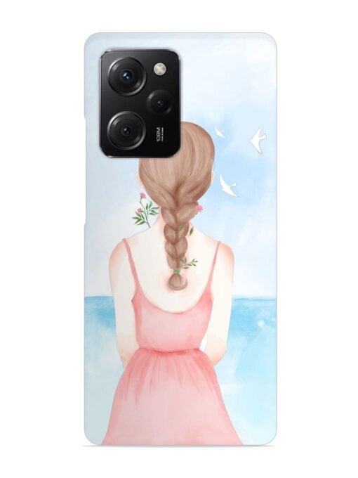 Watercolor Girl Vector Snap Case for Poco X5 Pro (5G) Zapvi