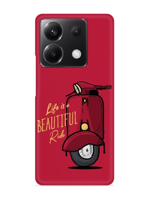 Life Is Beautiful Rides Snap Case for Poco X6 (5G) Zapvi
