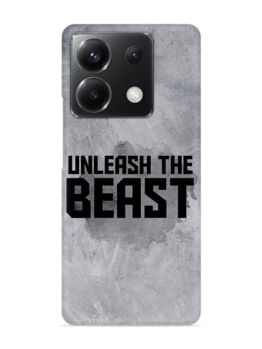 Unleash The Beast Snap Case for Poco X6 (5G) Zapvi