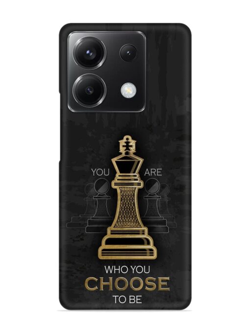 You Are Who Choose To Be Snap Case for Poco X6 (5G) Zapvi