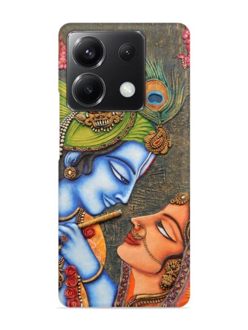 Lord Radha Krishna Flute Art Snap Case for Poco X6 (5G) Zapvi
