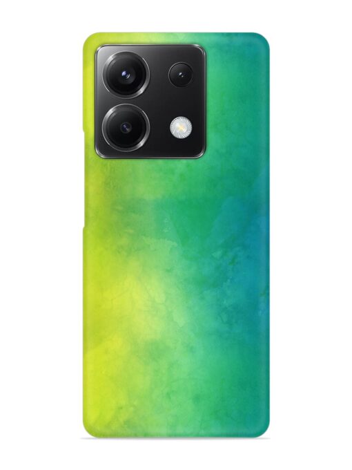 Yellow Green Gradient Snap Case for Poco X6 (5G) Zapvi
