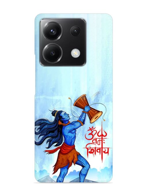 Illustration Lord Shiva Snap Case for Poco X6 (5G) Zapvi