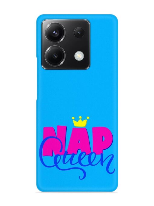 Nap Queen Quote Snap Case for Poco X6 (5G) Zapvi