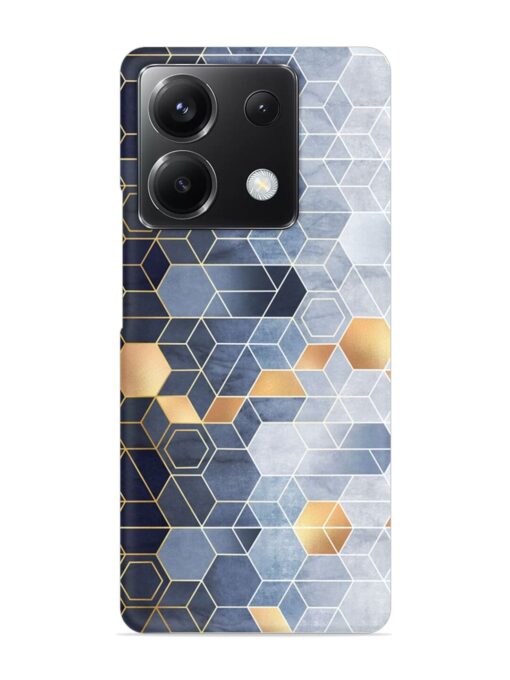 Geometric Abstraction Hexagons Snap Case for Poco X6 (5G) Zapvi