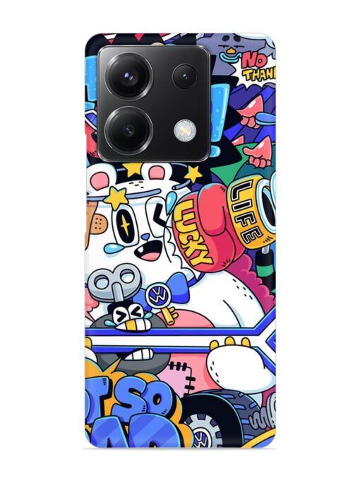 Universal Doodle Snap Case for Poco X6 (5G) Zapvi