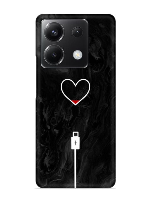 Heart Charging Vector Snap Case for Poco X6 (5G) Zapvi