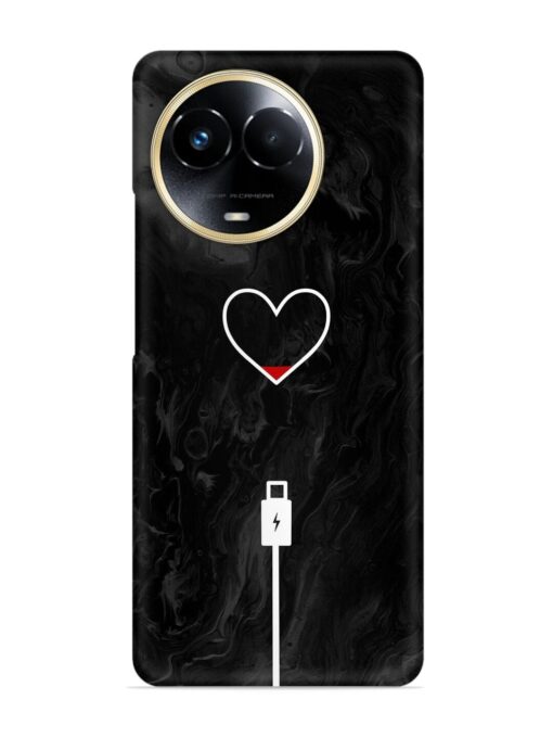 Heart Charging Vector Snap Case for Realme 11 (5G) Zapvi