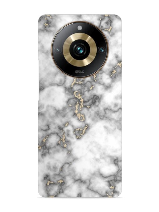 Gray And Gold Marble Snap Case for Realme 11 Pro Plus (5G) Zapvi