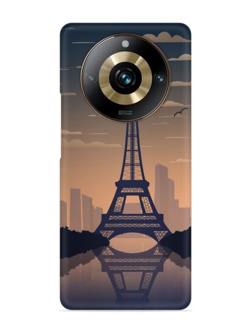 France Paris Eiffel Tower Gradient Snap Case for Realme 11 Pro Plus (5G) Zapvi