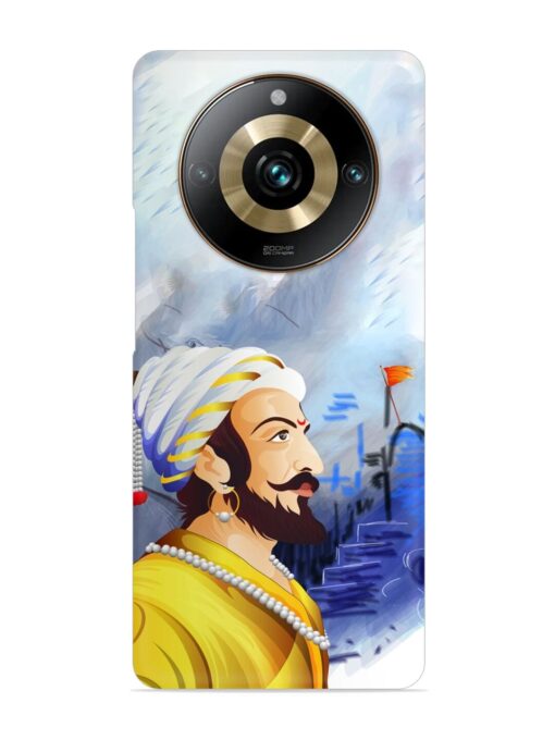 Shivaji Maharaj Color Paint Art Snap Case for Realme 11 Pro Plus (5G) Zapvi