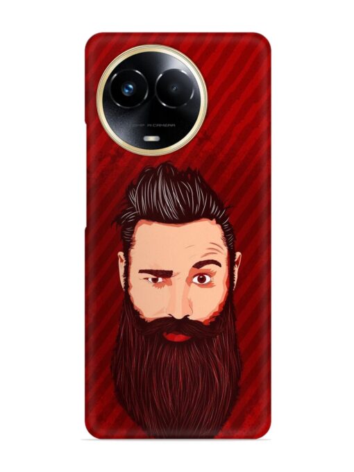 Beardo Man Snap Case for Realme 11X (5G) Zapvi