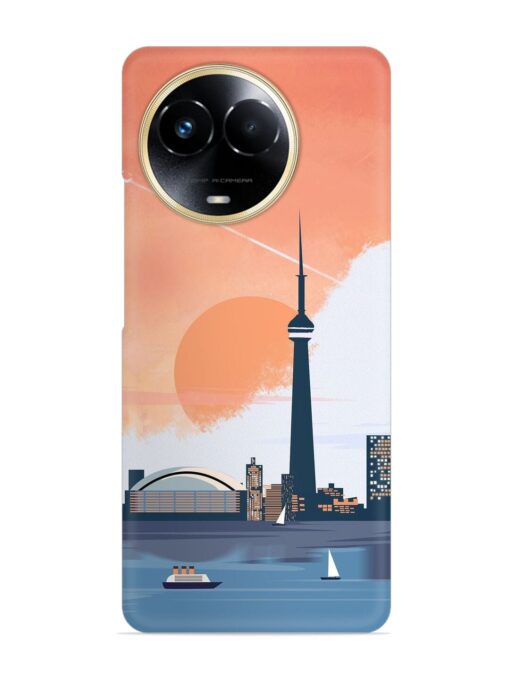 Toronto Canada Snap Case for Realme 11X (5G) Zapvi