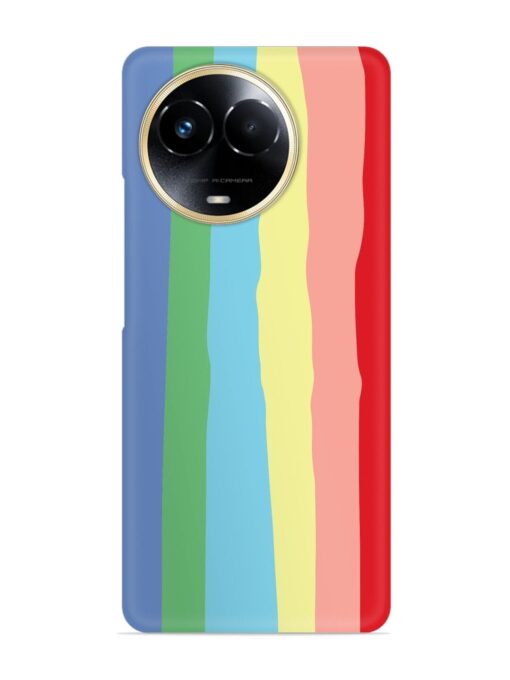 Rainbow Premium Shade Snap Case for Realme 11X (5G) Zapvi