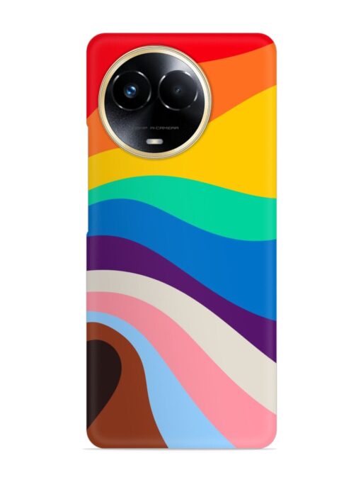 Minimal Pride Art Snap Case for Realme 11X (5G) Zapvi