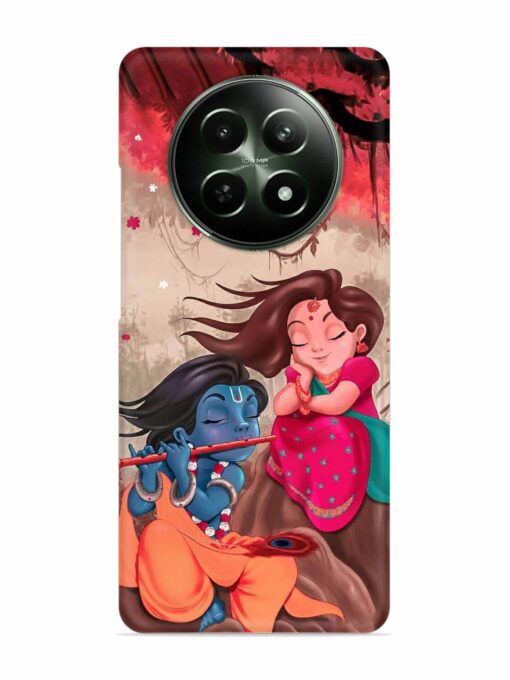 Radhe Krishna Water Art Snap Case for Realme 12 (5G) Zapvi