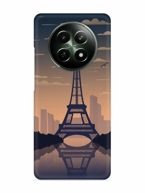 France Paris Eiffel Tower Gradient Snap Case for Realme 12 (5G) Zapvi