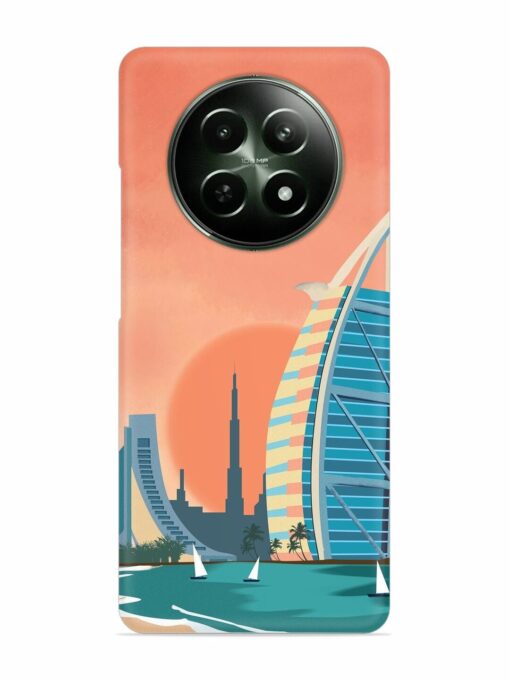 Dubai Architectural Scenery Snap Case for Realme 12 (5G) Zapvi
